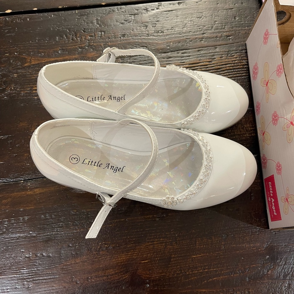 Little angel white shoes